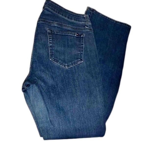 TOMMY HILFIGER Classic Boot Cut Jeans Womens 12 Regular - Picture 8 of 13